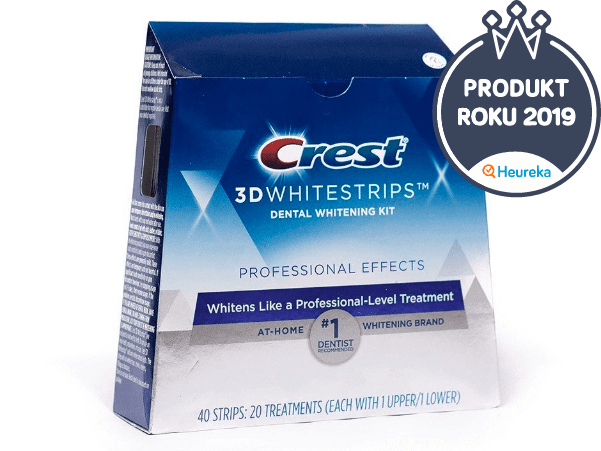Bělicí pásky Crest 3D White Professional Effects - Celé balení