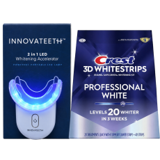 SET Crest Professional White + LED světlo